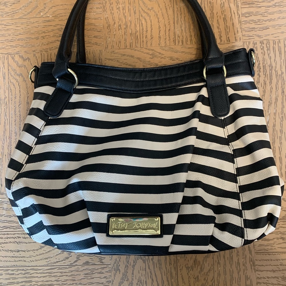 Betsey Johnson Striped Purse - Picture 4 of 7